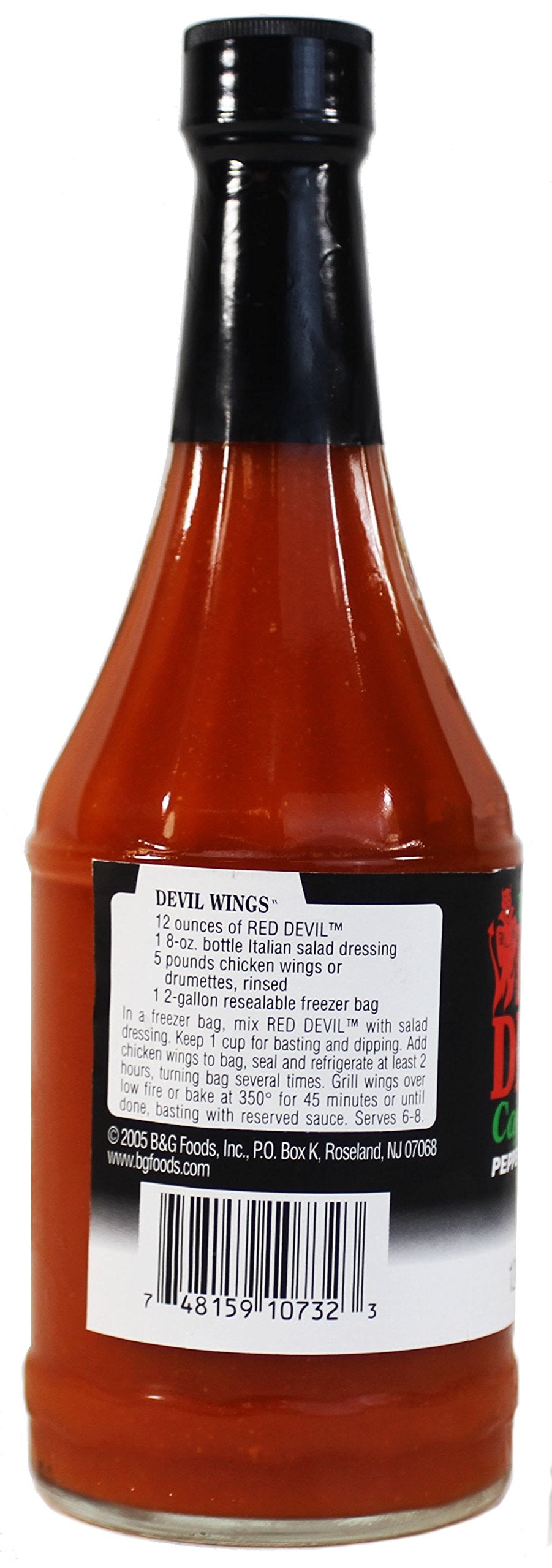 Trappey's Red Devil Sauce Hot 12 fl oz (Pack of 2 )