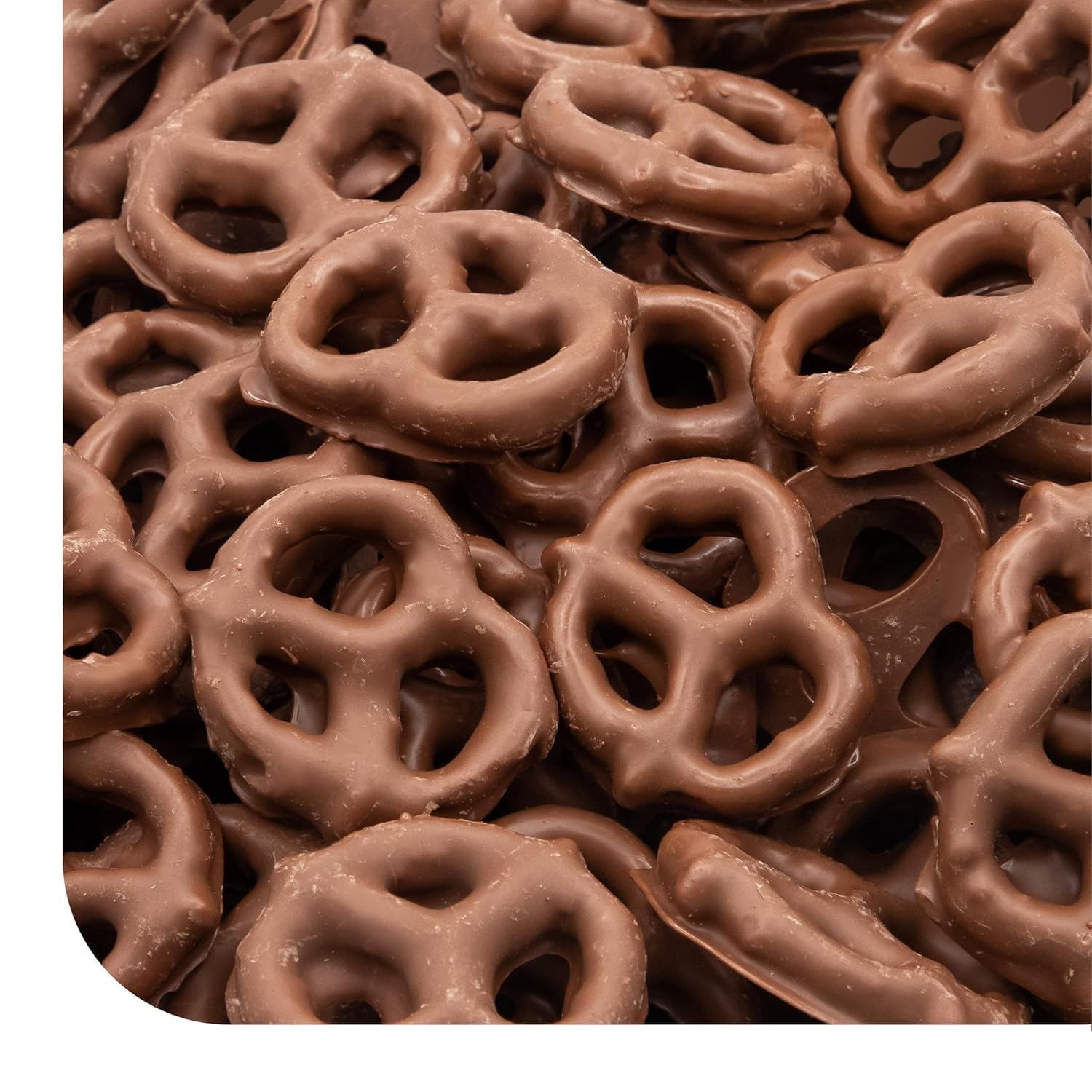 Chocolate Covered Pretzels - 22 Ounce Pack - Milk Chocolate Pretzels for Office Bowls, Snacking, and Gifting - Sweet & Salty Snack - Crunchy Holiday