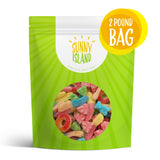 Gummy Candy Mix | 2-Pound Bag | Sweet & Sour Gummies for Candy Buffets, Dessert Decorating & Snacking | Peach Rings, Watermelon Slices, Worms, Bears |