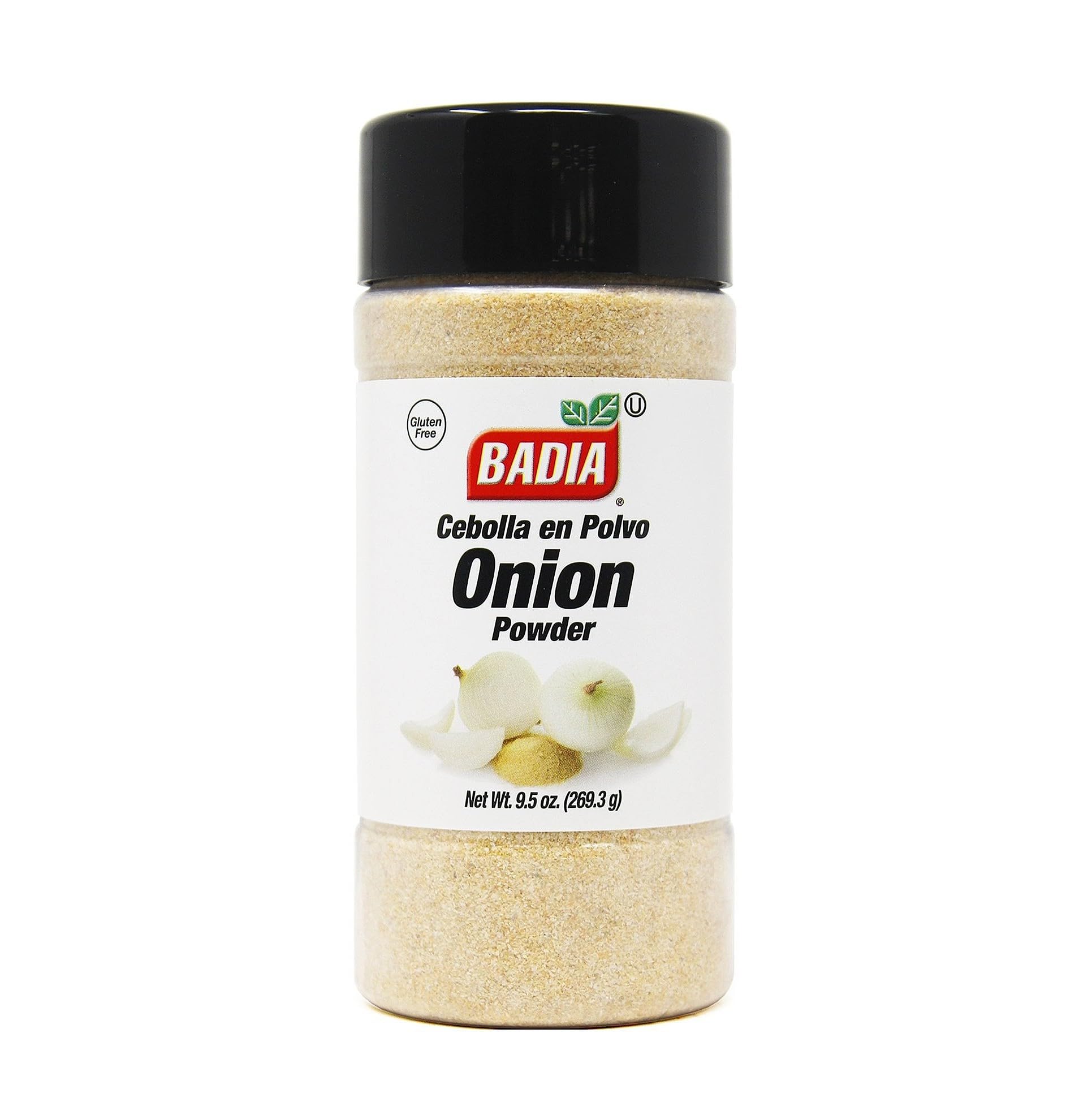 Badia Onion Powder, 9.5 oz - Pure Ground Onion Seasoning, Bold Sweet Savory Flavor, Gluten Free, No MSG, Kosher