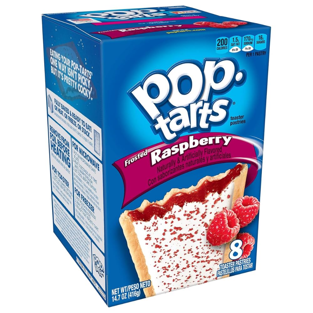 Pop Tarts Frosted Toaster Pastries, Brwn Sugar Cinnamon, Choc. Fudge, Smores, Frosted Hot Fudge Sundae, Cherry, 13.5 Ounce (Pack of 5), by Litezout