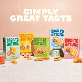 Back to Nature Harvest Whole Wheat Crackers, Non-GMO,Plant-Based Snack Cracker, Made with Whole Grain Wheat & Sea Salt, Snack Happy, 7 oz Box