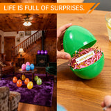YHDZSWGZS Easter Eggs 6 Inch Giant Eggs 6 Vibrant and Brightly Colored Plastic Easter Eggs Great for Easter Egg Hunts, Surprise Eggs, Easter Egg Hunt