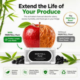 Fridge Deodorizer - Activated Charcoal Refrigerator Odor Eliminator - Long-Lasting Fridge Odor Absorber for Freezer, Cooler & Lunch Box - Baking Soda