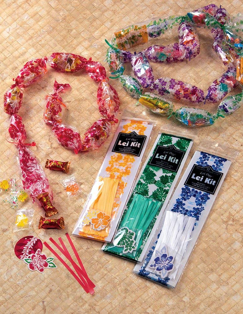 Hawaiian Candy Lei Kit Maile Maroon by Welcome to the Islands