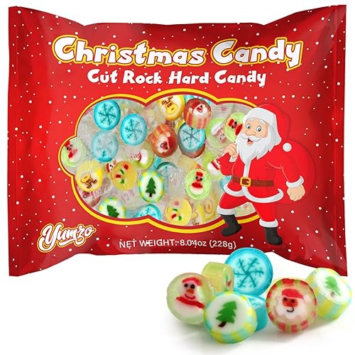 Christmas Candy Stocking Stuffers, Cut Rack Hard Candy, Old Fashioned Christmas Candy, Delicious Christmas Hard Candy Treats Perfect Traditional