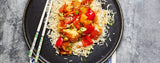 Sharwood's Sweet And Sour Cooking Sauce 425g - A Sweet, Sticky Sauce with Crunchy Vegetables and Juicy Pineapple.