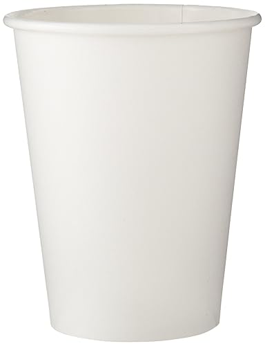 Dixie 8 oz. Paper Hot Coffee Cup by GP PRO (Georgia-Pacific), White, 2338W, 1,000 Count (50 Cups Per Sleeve, 20 Sleeves Per Case)