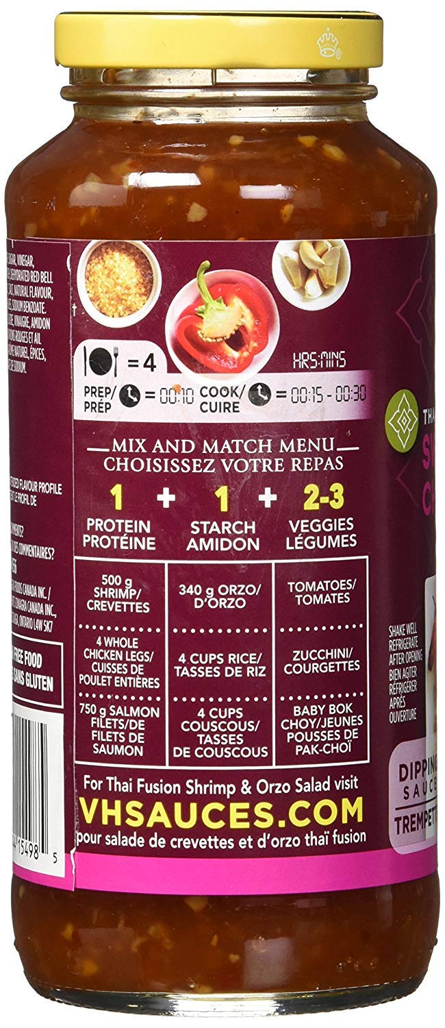VH Sweet Thai Chili Dipping Sauce, 341ml/11.5oz, Jar, (Imported from Canada)