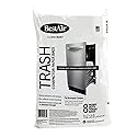 BestAir Heavy Duty Trash Compactor Bags (8-Pack) | Reinforced Bottom Seal | Wet-Strength Paper with Plastic Liner | Pre-Cuffed Flat Top for Secure Fit