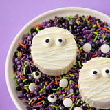 Sweets Indeed Bulk Candy Eyeballs, 200 Edible Eyes, Christmas Sprinkles, Perfect for Cake Decorations, Baking, Ice Cream, Cookies, Cupcake Topper