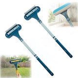 2-in-1 Multi-Purpose Cleaning Brush, Window Screen Cleaner Tool with Squeegee, Mesh Screen Cleaner, Cleaner Tool for Window, Door, Porch Screens (2PCS