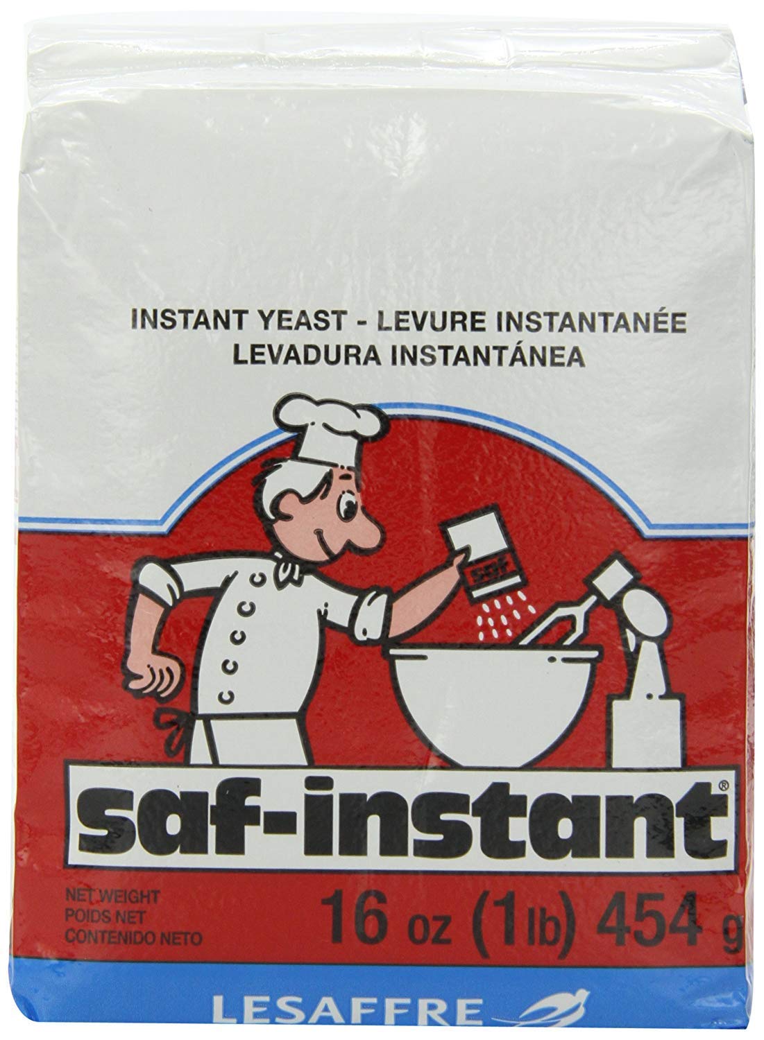Saf Instant Yeast, 1 Pound Pouch (2-Pack)