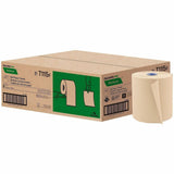 Cascades® For Tandem® 1-Ply Paper Towels, 100% Recycled, Natural, 775' Per Roll, Pack Of 6 Rolls