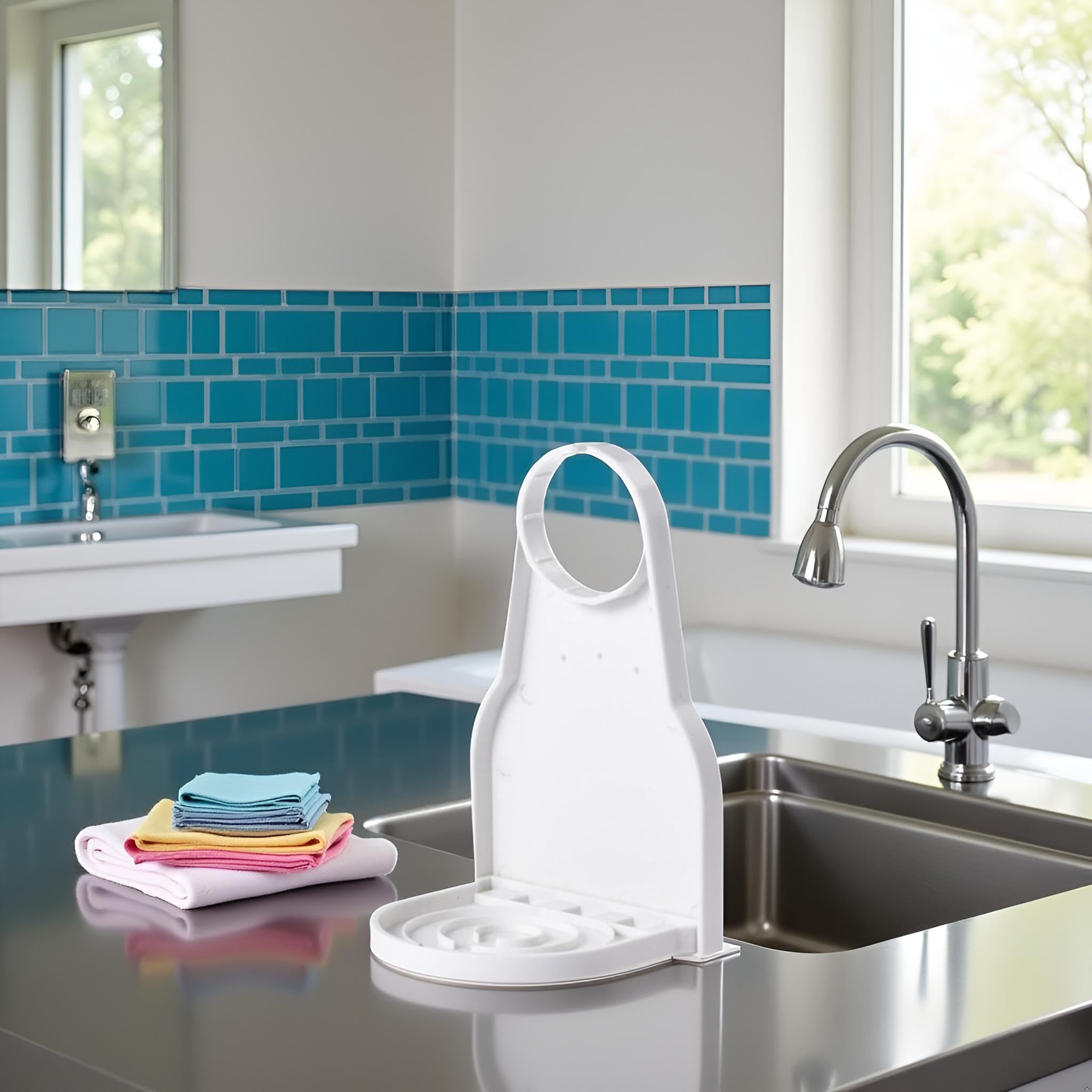 1 Pc white Detergent Dispenser Drip Tray For Fabric Softener Container Laundry Detergent Drip Catch Cup Holder Laundry Detergent Cup?15cm*8.8cm*8cm?