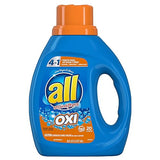 All Stainlifters Laundry Detergent Liquid with OXI Stain Removers and Whiteners, Fresh, 20 Loads, 36 Fl Oz