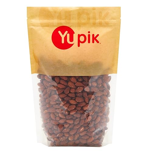 Yupik Lemon and Salt Almonds, 2.2 lb (35.2 oz), Vegan, Kosher, Savory Snack, Salted Almonds, Seasoned Nuts, Zesty Lemon Flavour, Unique Snack, Ideal