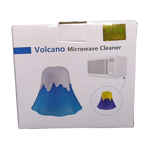 HengKaiSing Microwave Cleaner Volcano Microwave Oven Steam Cleaner Easily Cleans the Crud in Minutes, Steam Cleans and Disinfects With Vinegar