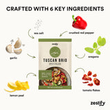 Zestify Tuscan Brio - Spicy Italian Seasoning Packets | Zesty Herb & Garlic Blend for BBQ, Skillet, Sheet Pan & Olive Oil Dips | Gourmet Italian Spice