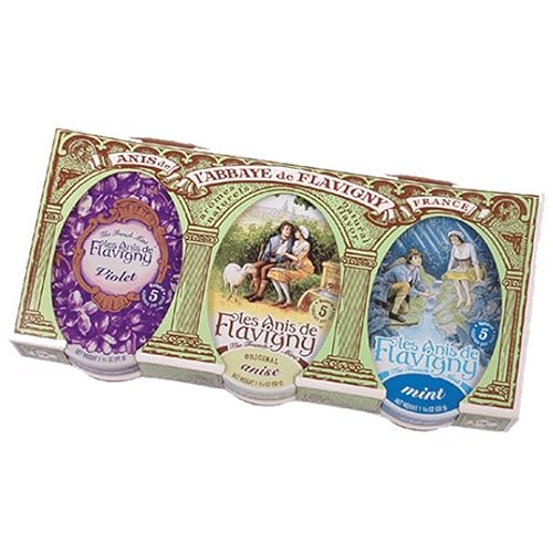 Les Anis de Flavigny Candy Gift Set (Anis, Mint, Violet)