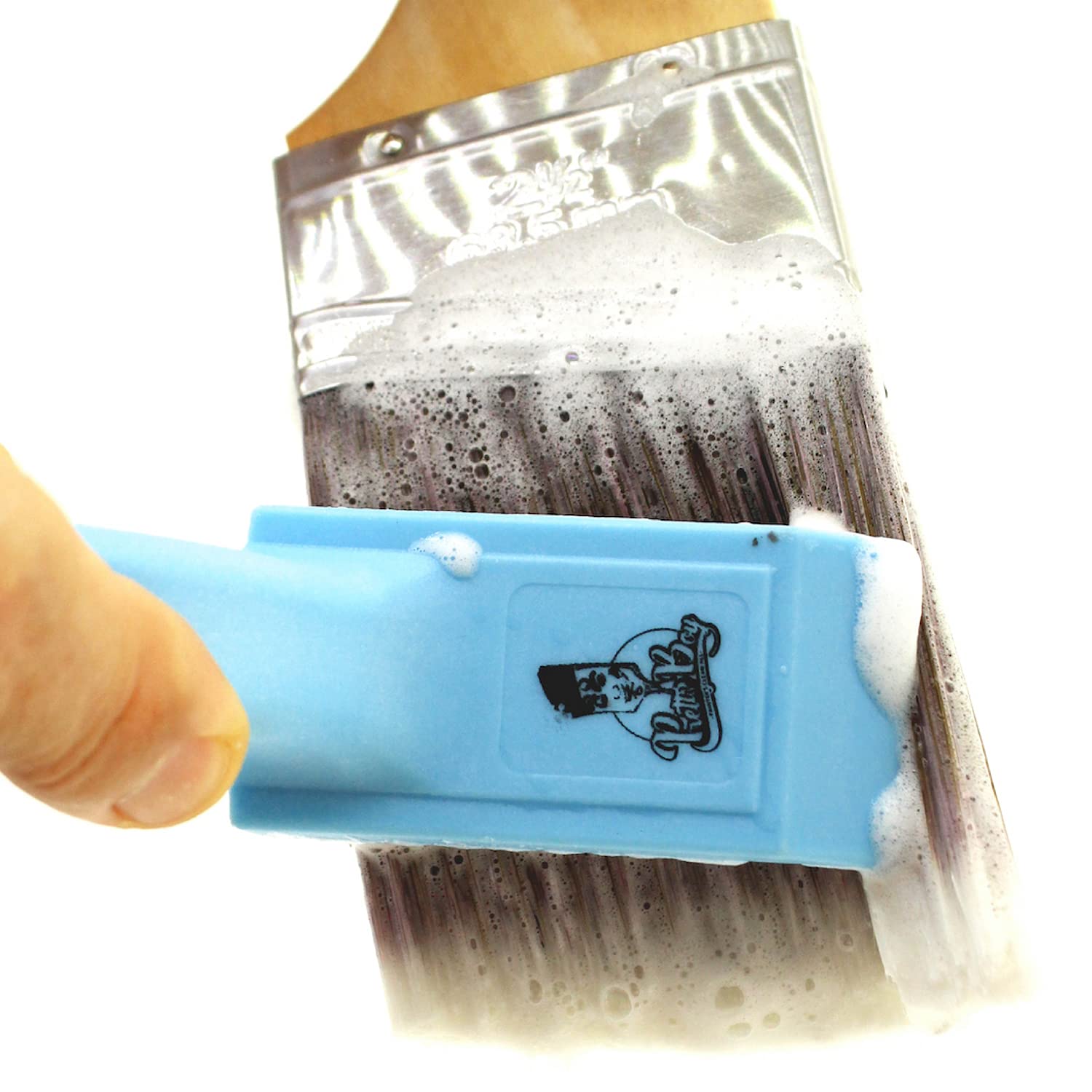 Pretty Boy Paint Cleaner & Conditioner - Eco-Friendly Solution for Cleaning & Conditioning Paint Brushes, Rollers, and Tools - Removes Water-Based