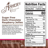 Asher's Chocolates, Sugar Free Dark Chocolate Raspberry Jellies, Diabetic Friendly Chocolate, Small Batches of Kosher Chocolate, Family Owned Since