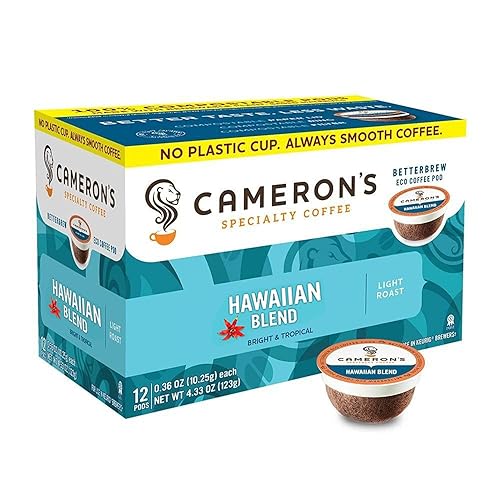 Cameron's Coffee Single Serve Pods, Kona Blend, 12 Count (Pack of 1)