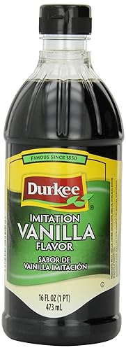 Durkee Vanilla Flavor Imitation, 16-Ounce Container (Pack of 6)