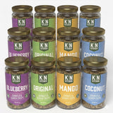 Kin Kitchen non-GMO Granola & Organic Quinoa Crisps, in a Glass Jar Recyclable and Resusable. Made with Real Fruit. No Artificial Colors, Flavors, or