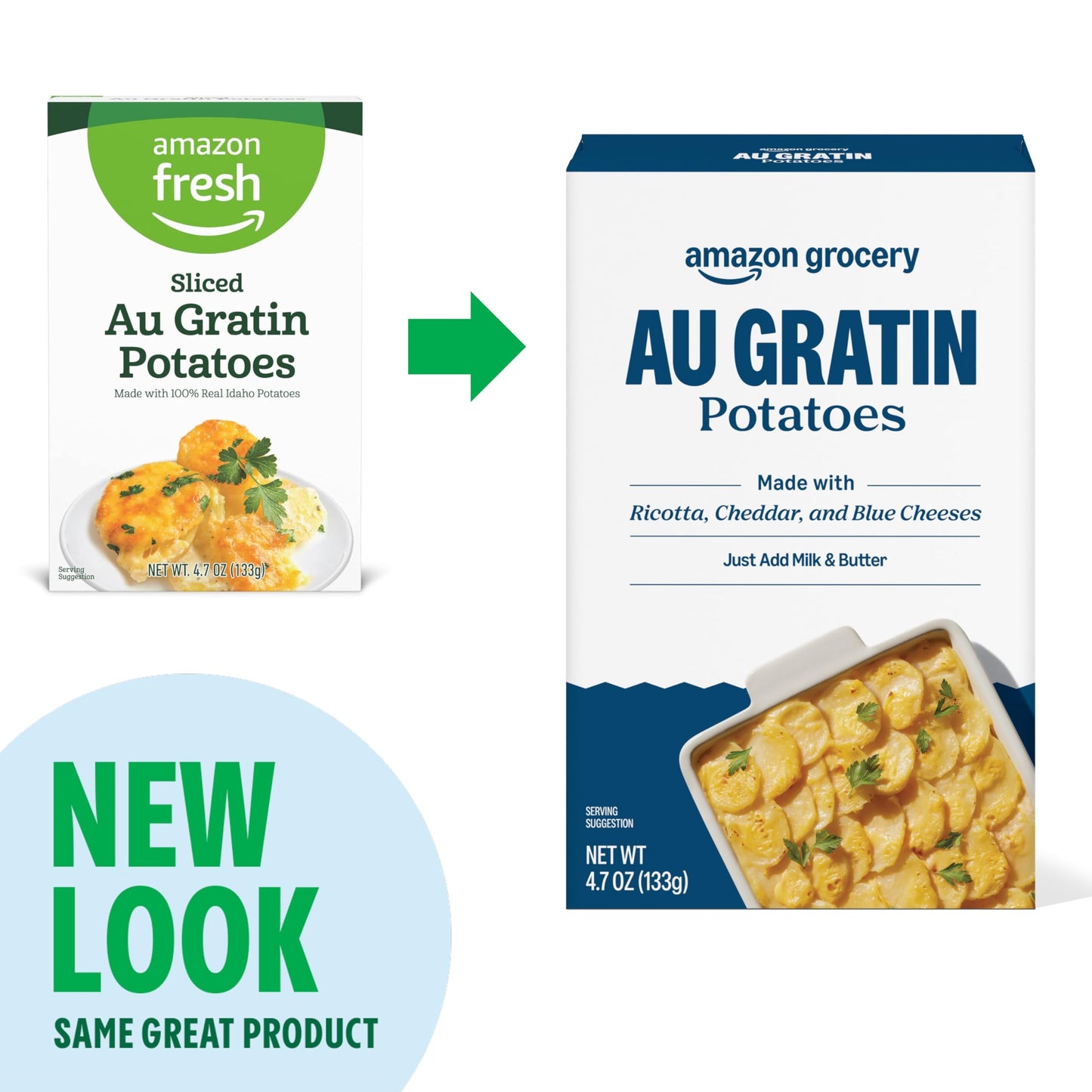 Amazon Grocery, Au Gratin Potatoes, 4.7 Oz