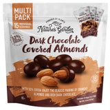 Nature's Garden Dark Chocolate Covered Almonds Snack Packs - No Trans Fat, Indulgent Snack, Dark Chocolate Almonds, Kosher Certified - 1 Oz Bags (15