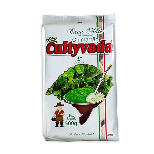 Circle of Drink - Cultyvada Nativa Chimarrao Erva Mate - Gourmet - Non-Aged - Super Fresh Green Brazilian Yerba Mate - Vacuum Sealed - 1.1 LB - 500g