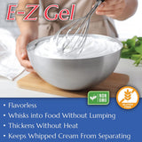 Cornaby's E-Z Instant Food Thickener Gel Gluten Free Soup and Sauce Thickening Granules 16 Oz Non Gmo All Natural Starch for Gravies Desserts Salad
