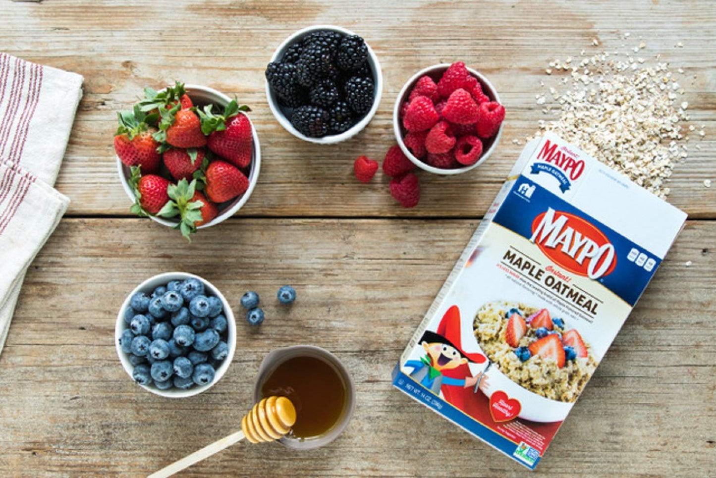 Maypo Oatmeal Inst Maple, 14 OZ (Pack of 6)