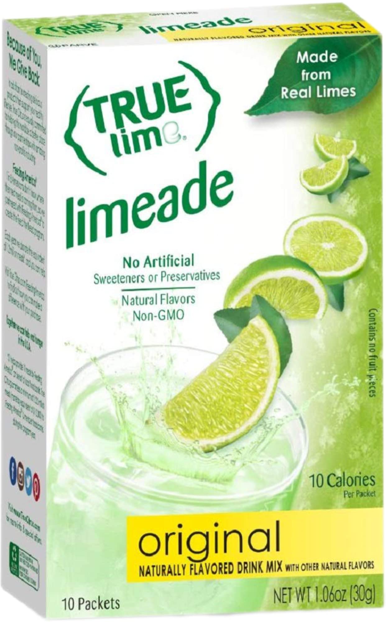 True Lime Original Limeade, 10 ct - 4 pack