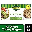 Jennie-O, Frozen All White Turkey Burgers, 2 lb