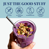 Sweet Diane’s Granola - Family Size (36 oz) Blueberry Almond Organic Granola, Low-Sugar, High-Fiber, Gluten-Free, Vegan, Delicious Breakfast and Snack