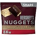 HERSHEY'S NUGGETS SPECIAL DARK Chocolate with Almonds Candy Share Pack, 8.6 oz