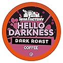Java Factory Dark Roast Coffee Pods, Hello Darkness, 40 Count - Compatible with Keurig K Cup Brewers, Bold and Intense Coffee Flavor for Coffee