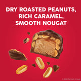 Baby Ruth, Chocolatey, Peanut, Caramel, Nougat, Fun Size Individually Wrapped Candy Bars, 10.2 oz each, Bulk 12 Pack