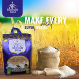 Basmati Bliss 1121 Steam Extra Long Grain Basmati Rice 20 LB - Premium Aged Indian White Rice - Aromatic, Fluffy, Non-Sticky - Perfect for Biryani, Pulao & Daily Cooking