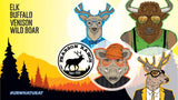 PEARSON RANCH Grass Fed Elk Jerky Pack of 2 Exotic Meat Jerky, Gluten-Free, Low-Carb, MSG-Free, High-Protein Grass-Fed, Paleo and Keto Friendly Snacks