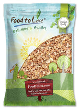 Food to Live - Dry Roasted Cashew Halves and Pieces, 8 Pounds - Unsalted Oven Roasted, No Oil Added, Keto, Kosher. High in Protein, Healthy Fats.