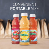Tropicana 100% Juice 3-Flavor Fruit Blend Variety Pack, 10 Fl Oz, Bottles, (Pack of 24), 10 ounces
