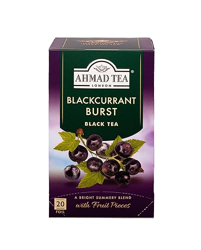 Ahmad Tea Blackcurrant Burst, 20 Count (Pack of 6)