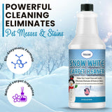 Carpet Cleaner Shampoo - MADE IN USA - Concentrate Carpet Cleaner & Deodorizer - Pet Stain And Odor Remover - Rug Extracting Shampoo, Upholstery