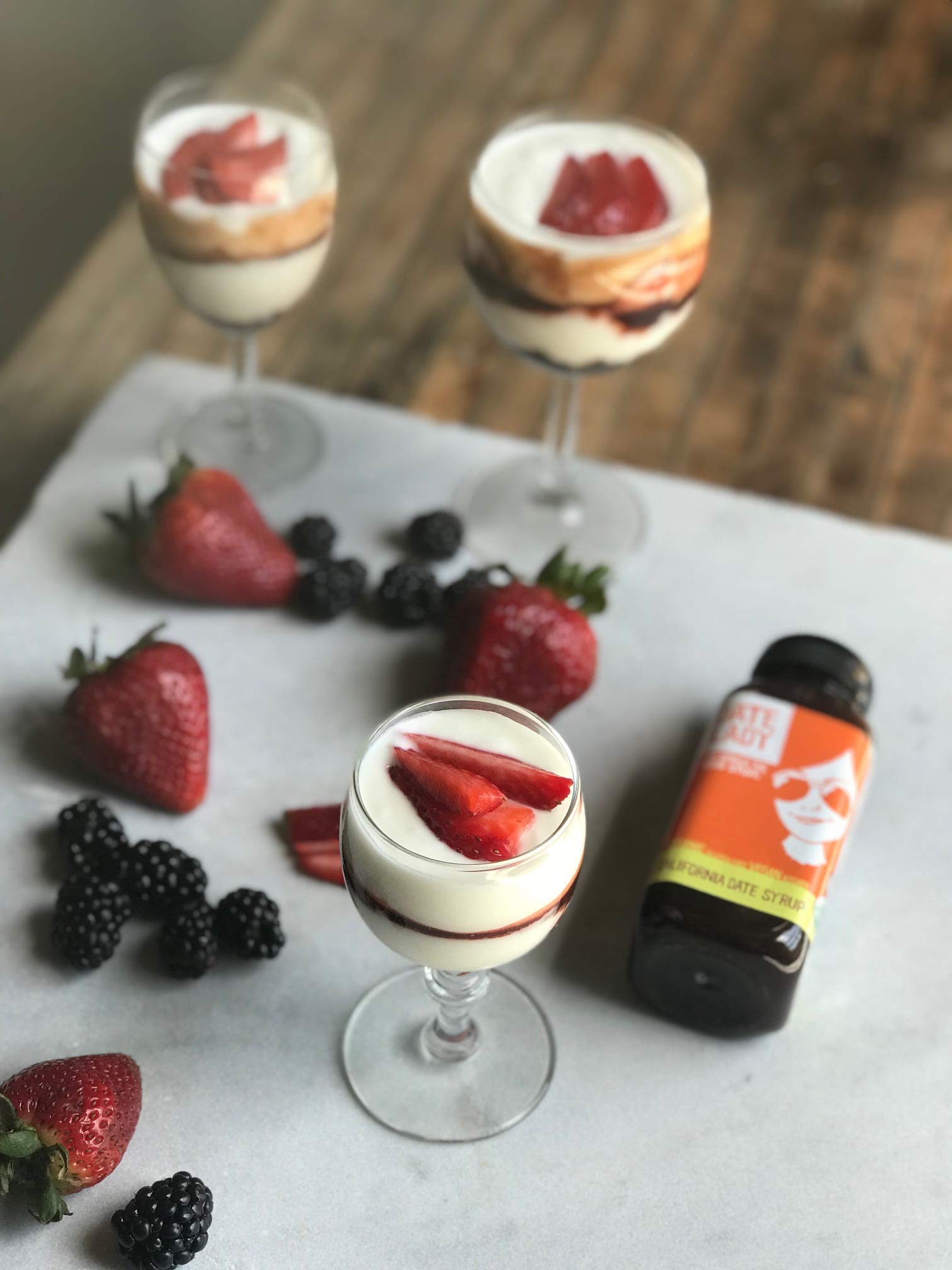 Organic Pure Date Syrup, made in California (12 oz BPA-Free, 2 bottles)