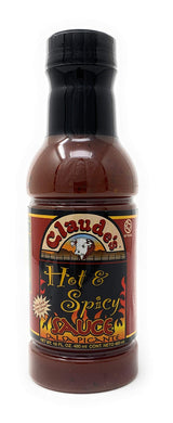 Claudes Hot and Spicy Sauce 16 Ounce Bottle Pack of 2