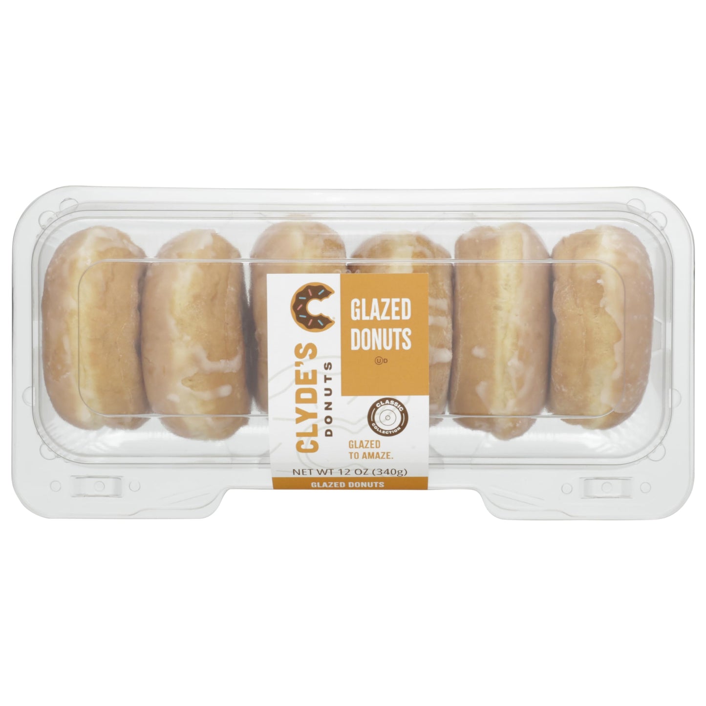 Clyde's Glazed Donuts, Frozen, 6ct
