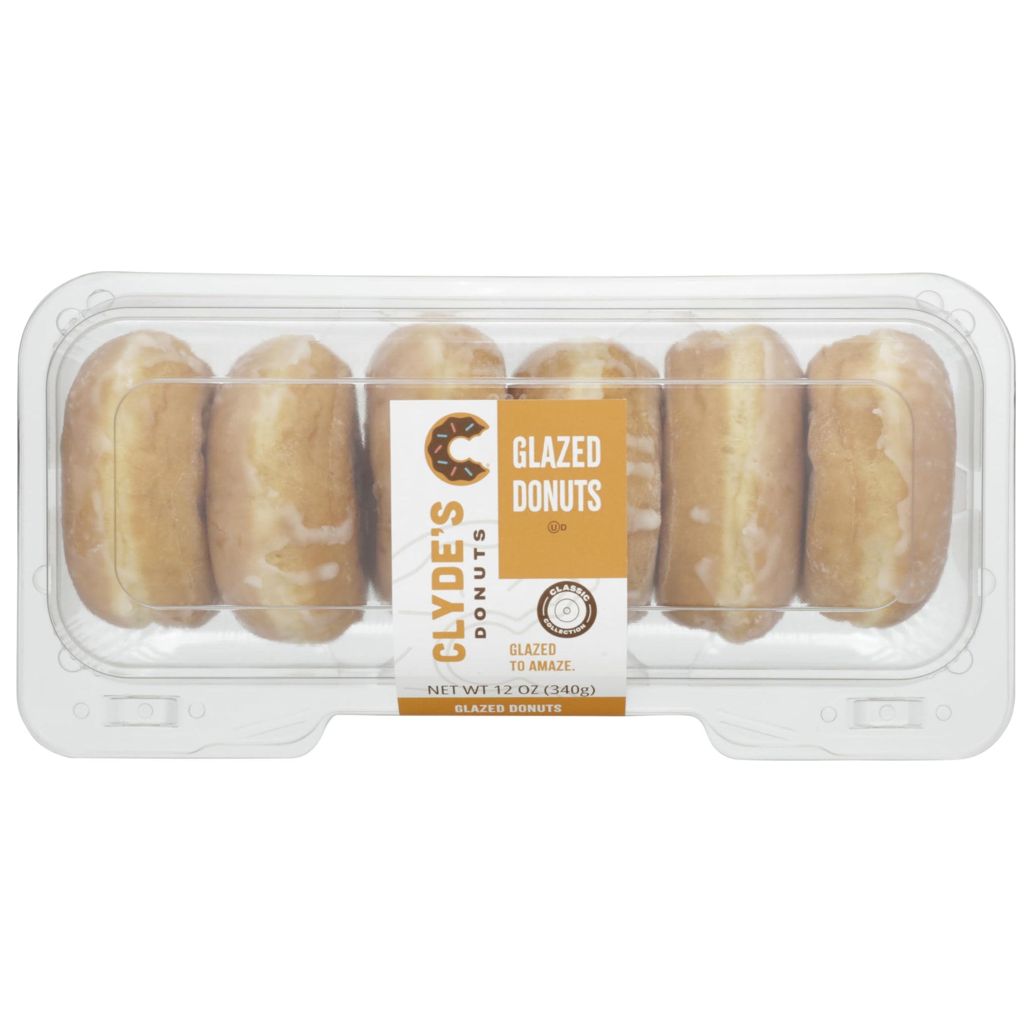 Clyde's Glazed Donuts, Frozen, 6ct